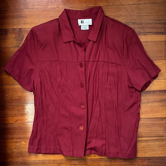 Vintage red button down shirt - Picture 1 of 4
